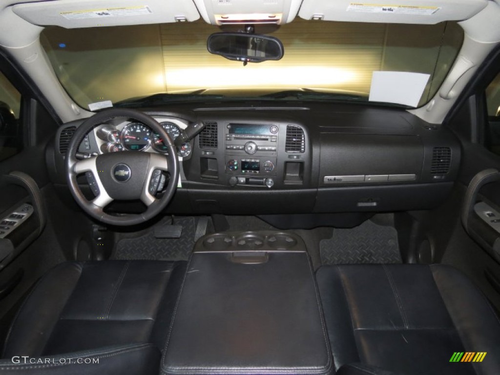 2009 Silverado 1500 LT Crew Cab - Blue Granite Metallic / Ebony photo #14