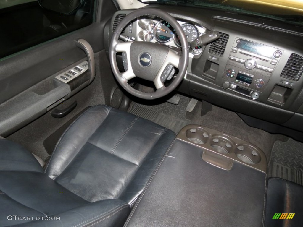 2009 Silverado 1500 LT Crew Cab - Blue Granite Metallic / Ebony photo #15