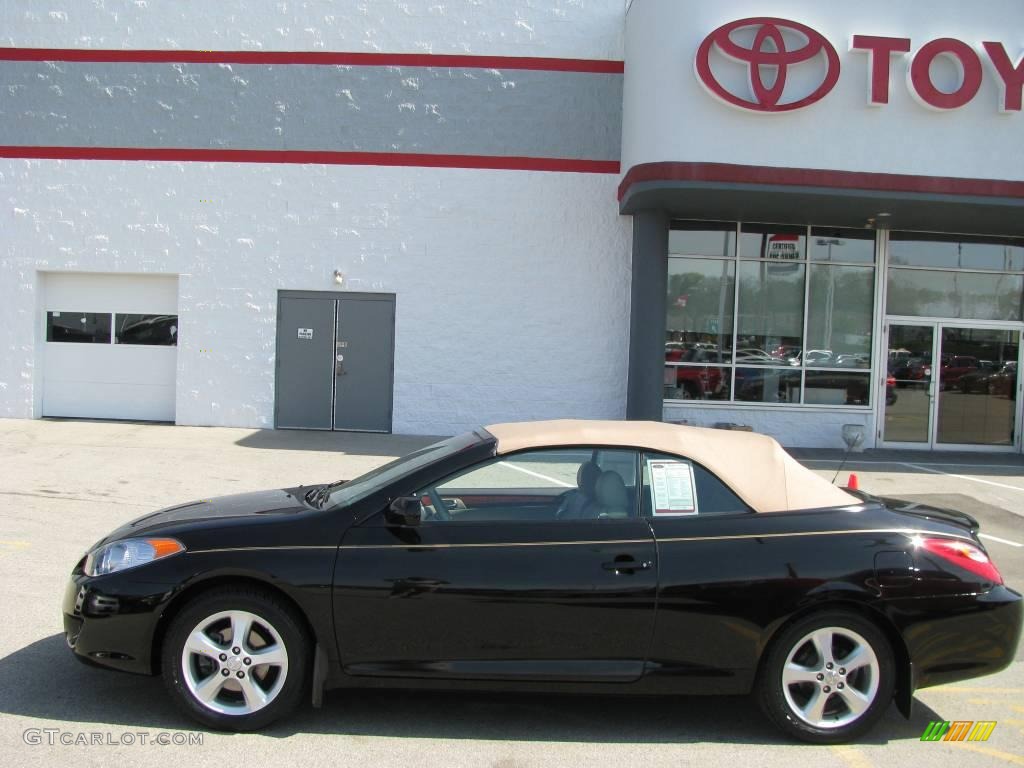 2006 Solara SLE V6 Convertible - Black / Ivory photo #4