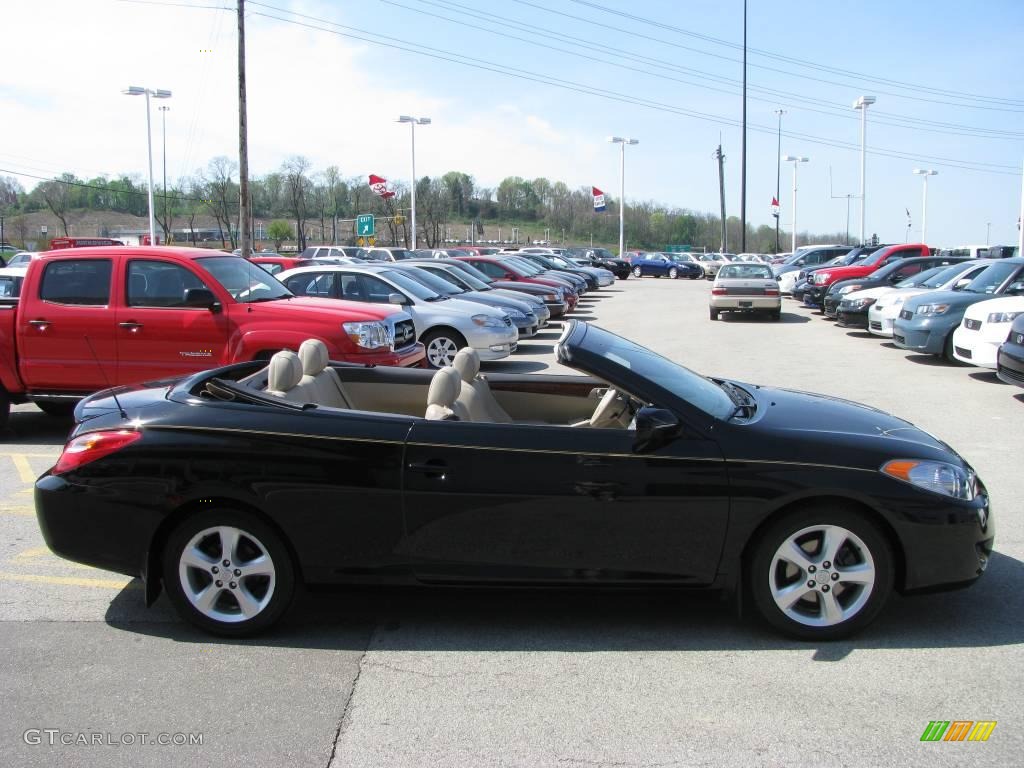 2006 Solara SLE V6 Convertible - Black / Ivory photo #6