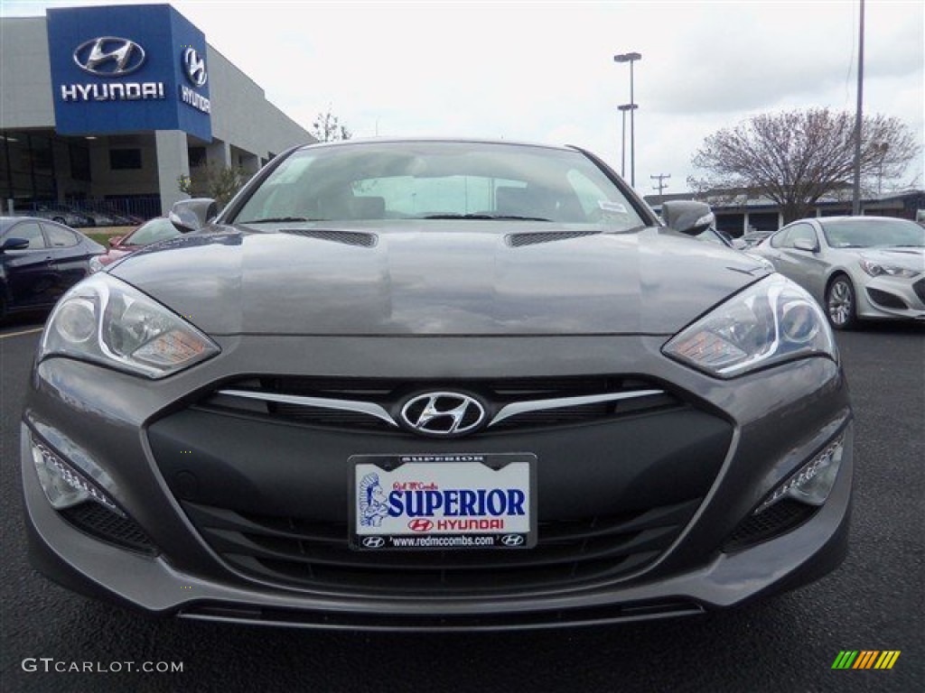 2013 Genesis Coupe 3.8 Grand Touring - Gran Premio Gray / Black Leather photo #3