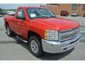 2013 Victory Red Chevrolet Silverado 1500 LS Regular Cab 4x4  photo #1