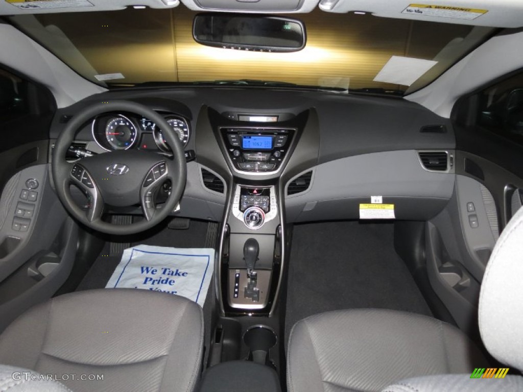 2013 Elantra GLS - Indigo Night / Gray photo #4