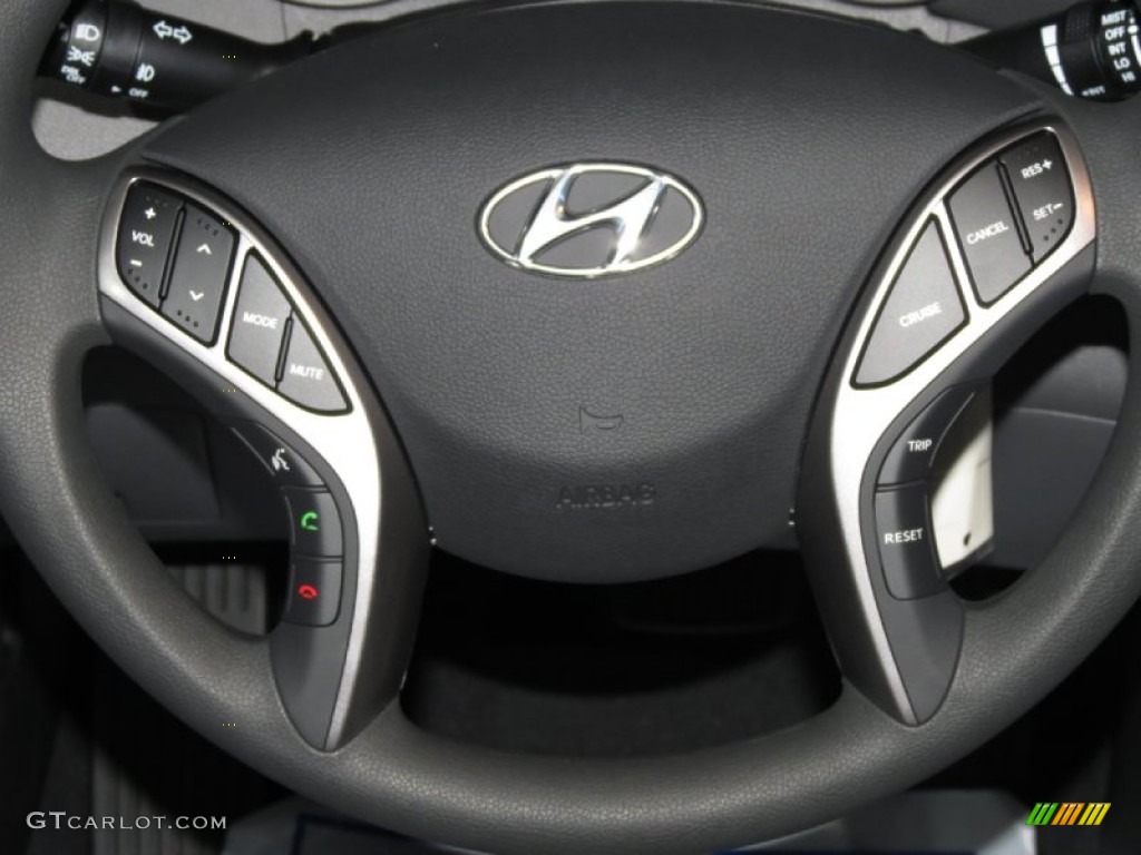 2013 Elantra GLS - Indigo Night / Gray photo #5