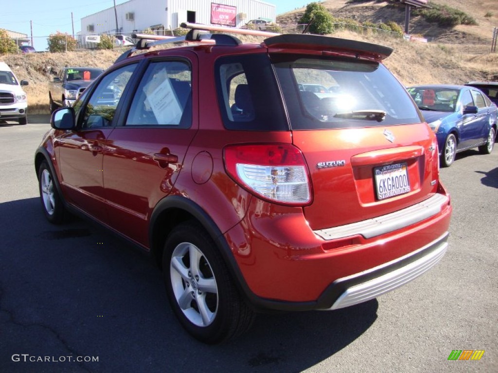 2008 SX4 Crossover Touring AWD - Sunlight Copper Metallic / Black photo #5