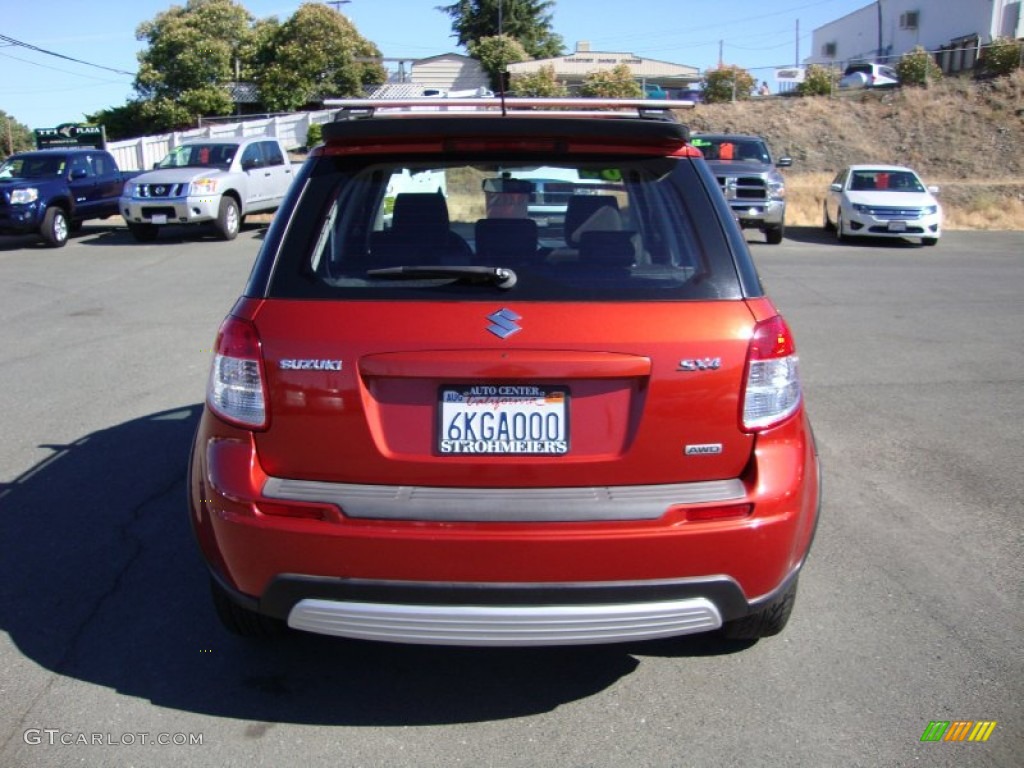 2008 SX4 Crossover Touring AWD - Sunlight Copper Metallic / Black photo #6