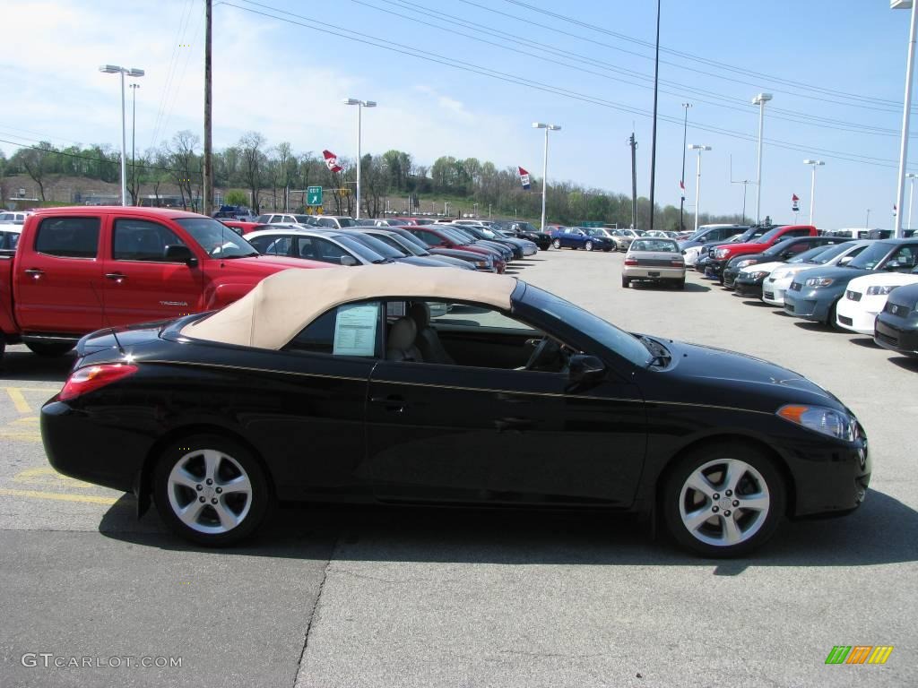 2006 Solara SLE V6 Convertible - Black / Ivory photo #12