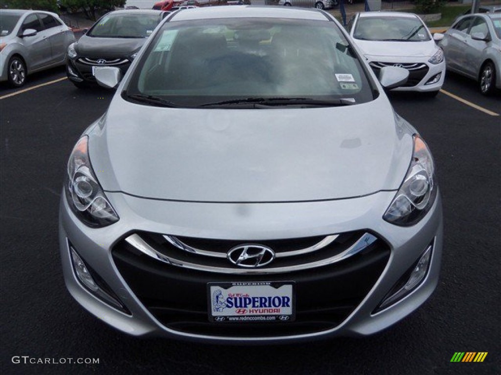 2013 Elantra GT - Silver / Black photo #2
