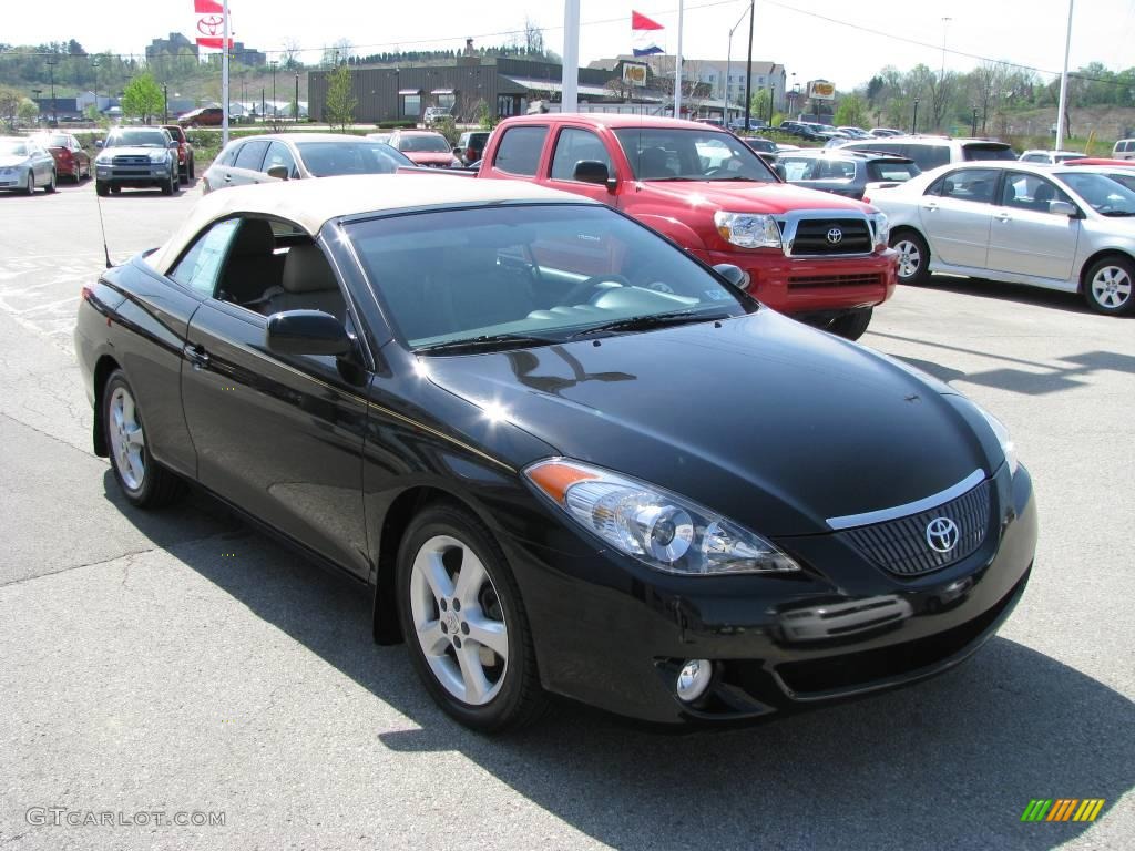 2006 Solara SLE V6 Convertible - Black / Ivory photo #13