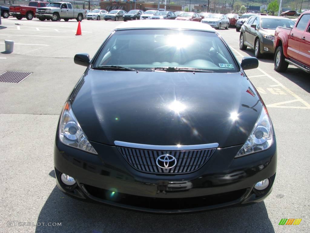 2006 Solara SLE V6 Convertible - Black / Ivory photo #14
