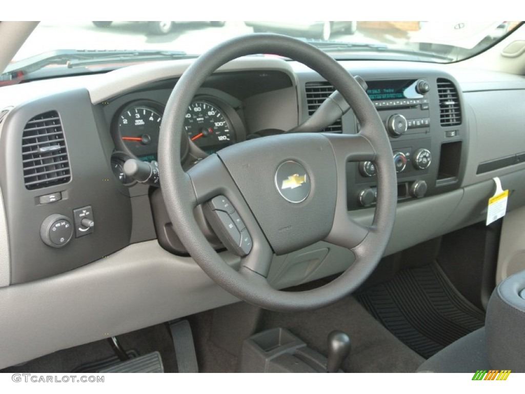 2013 Chevrolet Silverado 1500 LS Regular Cab 4x4 Ebony Dashboard Photo #82235817