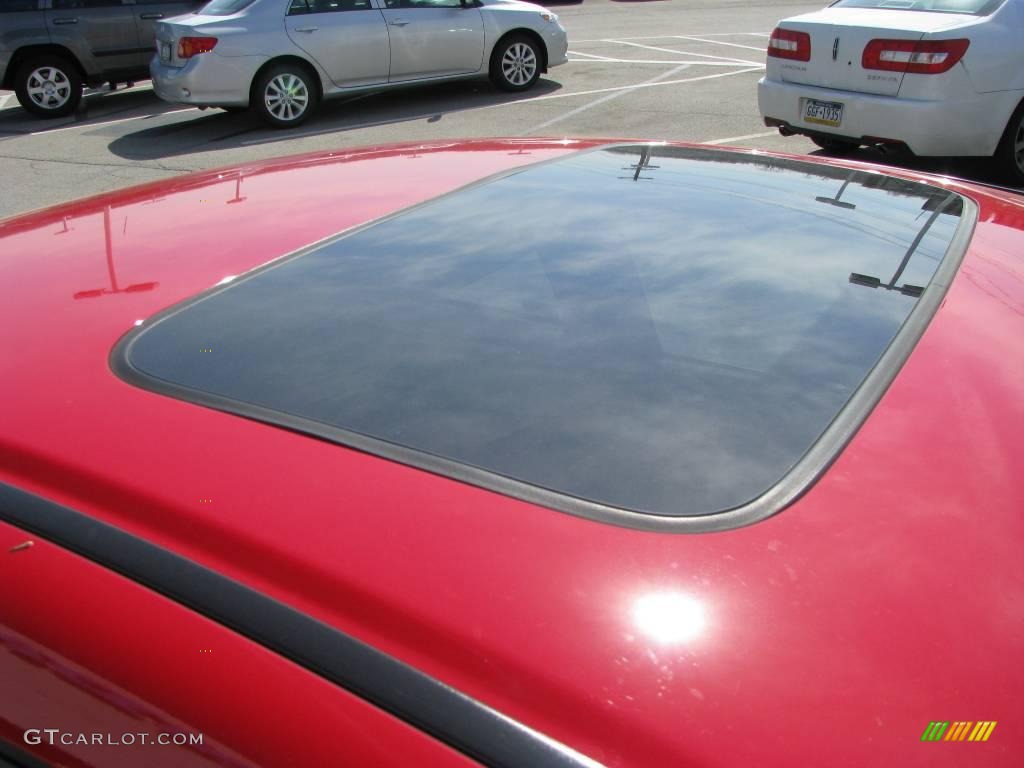2008 Civic EX Coupe - Rallye Red / Black photo #9