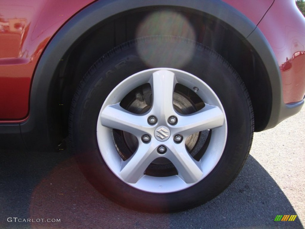 2008 SX4 Crossover Touring AWD - Sunlight Copper Metallic / Black photo #25