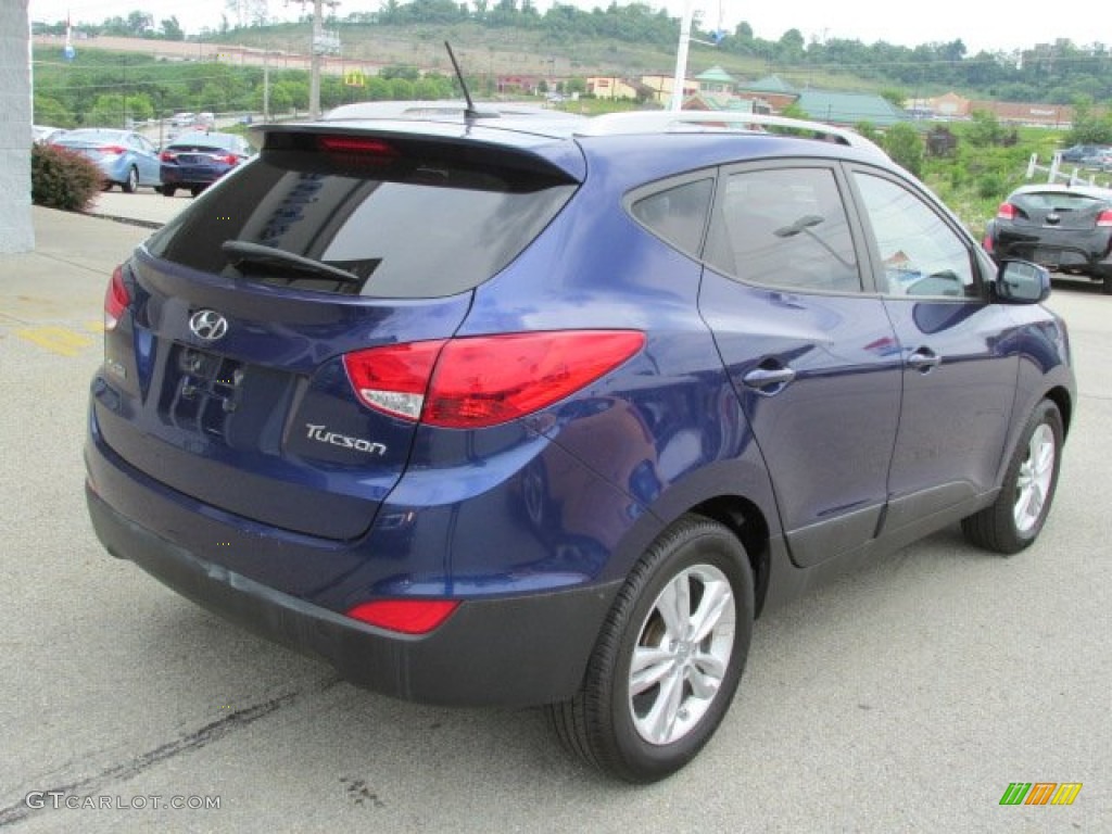 Iris Blue 2010 Hyundai Tucson GLS Exterior Photo #82236068