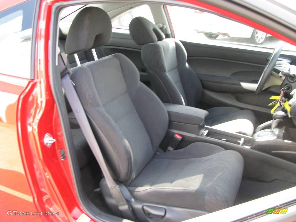 2008 Civic EX Coupe - Rallye Red / Black photo #12