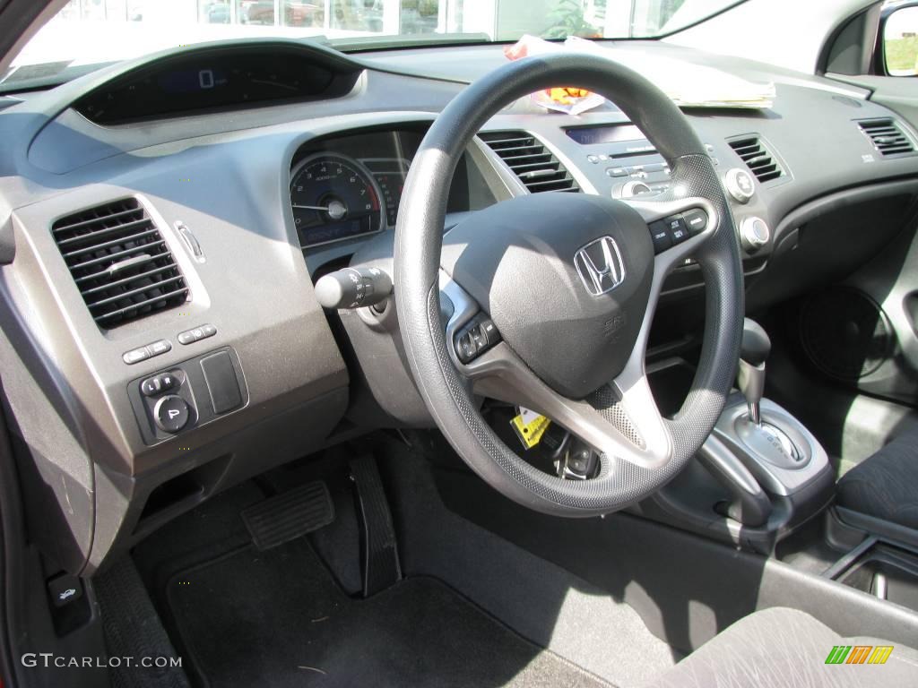 2008 Civic EX Coupe - Rallye Red / Black photo #16