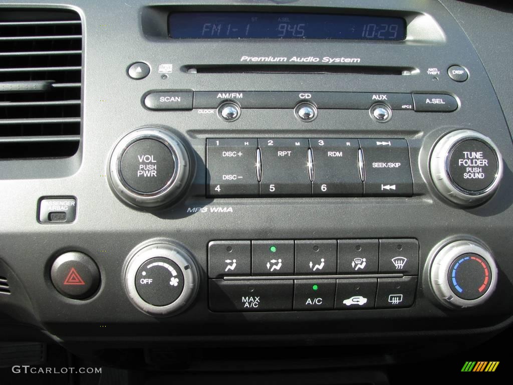 2008 Civic EX Coupe - Rallye Red / Black photo #18