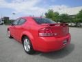 2009 Inferno Red Crystal Pearl Dodge Avenger SXT  photo #3