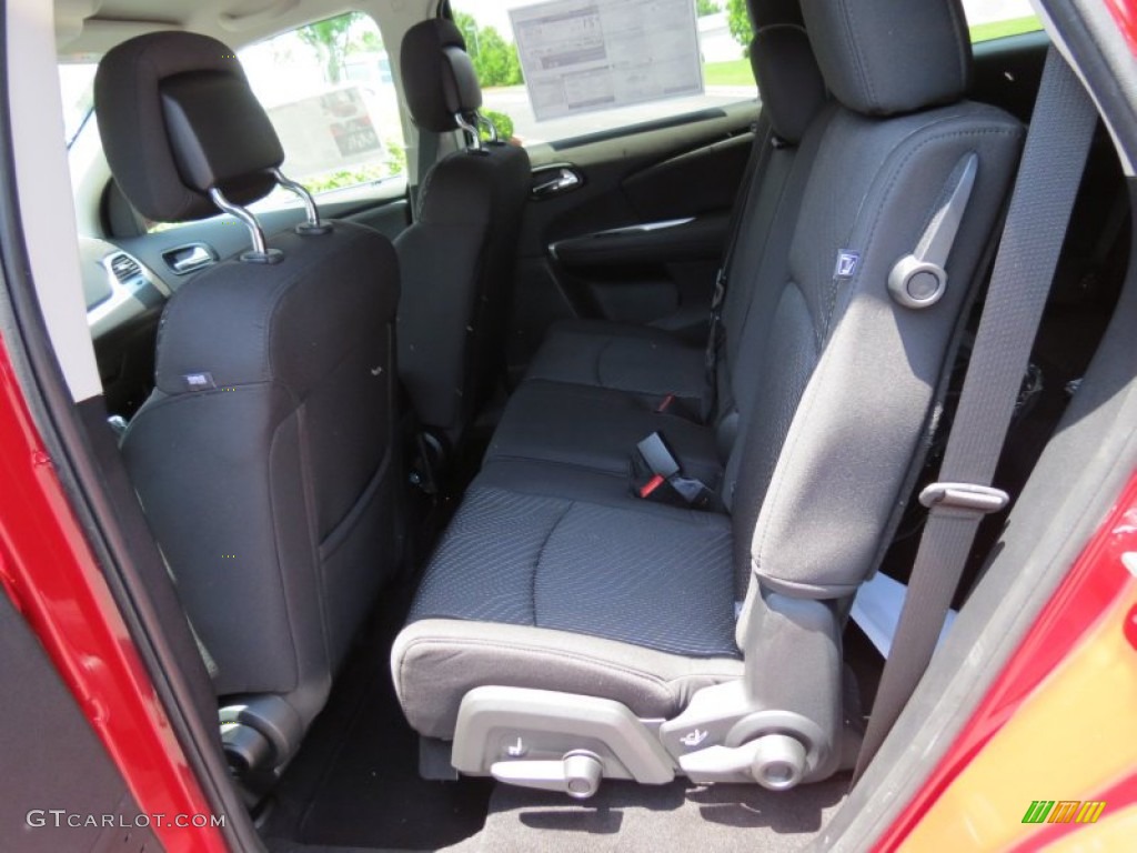 2013 Dodge Journey SXT Blacktop Rear Seat Photo #82237501