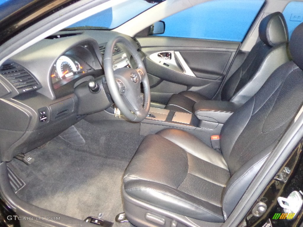 2007 Camry SE V6 - Black / Dark Charcoal photo #17