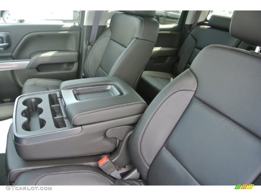 Jet Black Interior 2014 Chevrolet Silverado 1500 LT Z71 Crew Cab 4x4 Photo #82238091