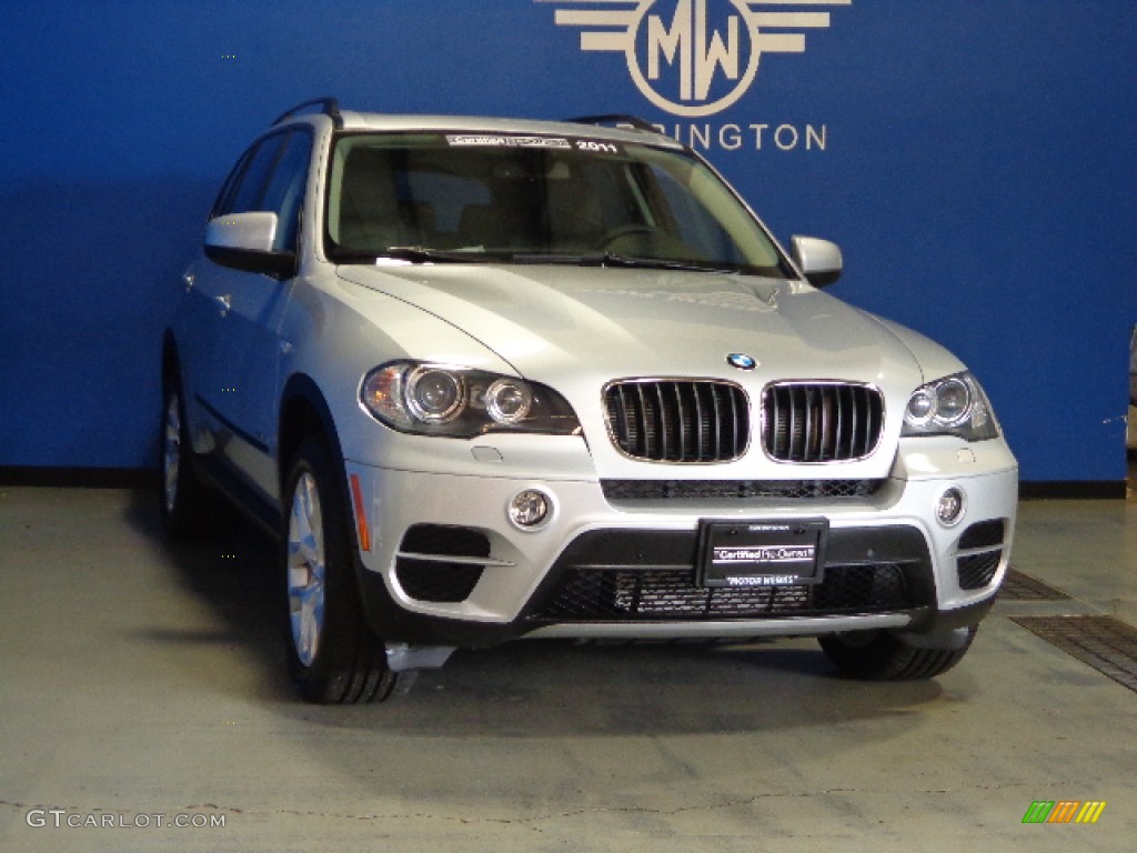 2011 X5 xDrive 35i - Titanium Silver Metallic / Black photo #1