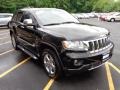 2011 Brilliant Black Crystal Pearl Jeep Grand Cherokee Overland 4x4  photo #3