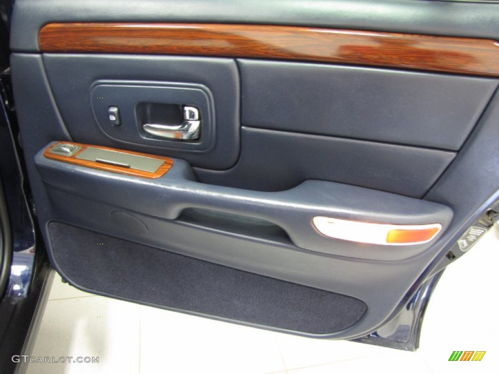 1999 Cadillac DeVille Sedan Navy Blue Door Panel Photo #82238728