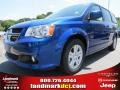 2013 Blue Streak Pearl Dodge Grand Caravan Crew  photo #1