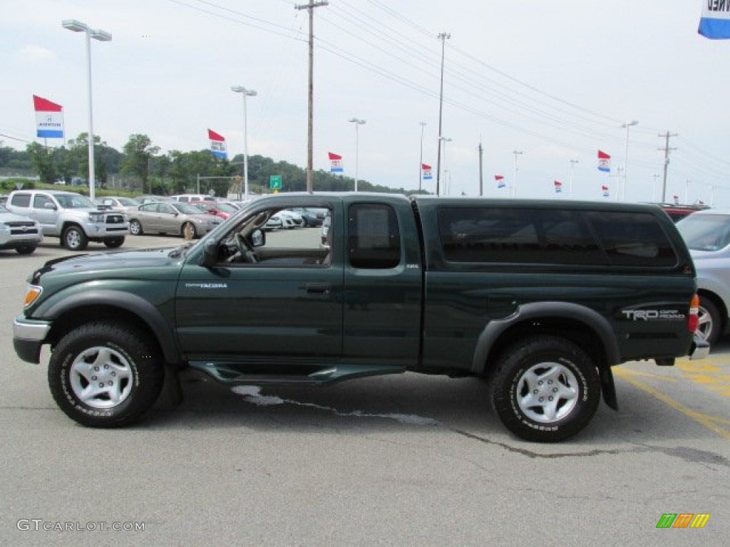 2001 Tacoma V6 TRD Xtracab 4x4 - Imperial Jade Green Mica / Oak Beige photo #6