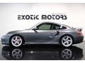 Seal Grey Metallic 2002 Porsche 911 Turbo Coupe