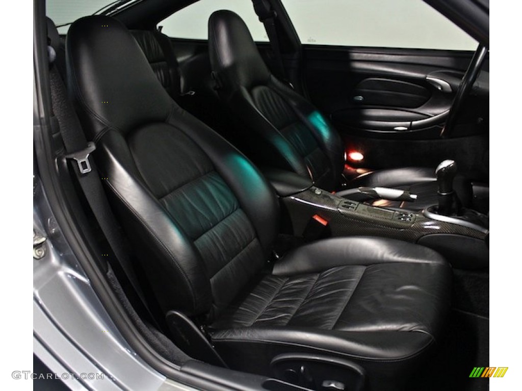 Black Interior 2002 Porsche 911 Turbo Coupe Photo #82240539