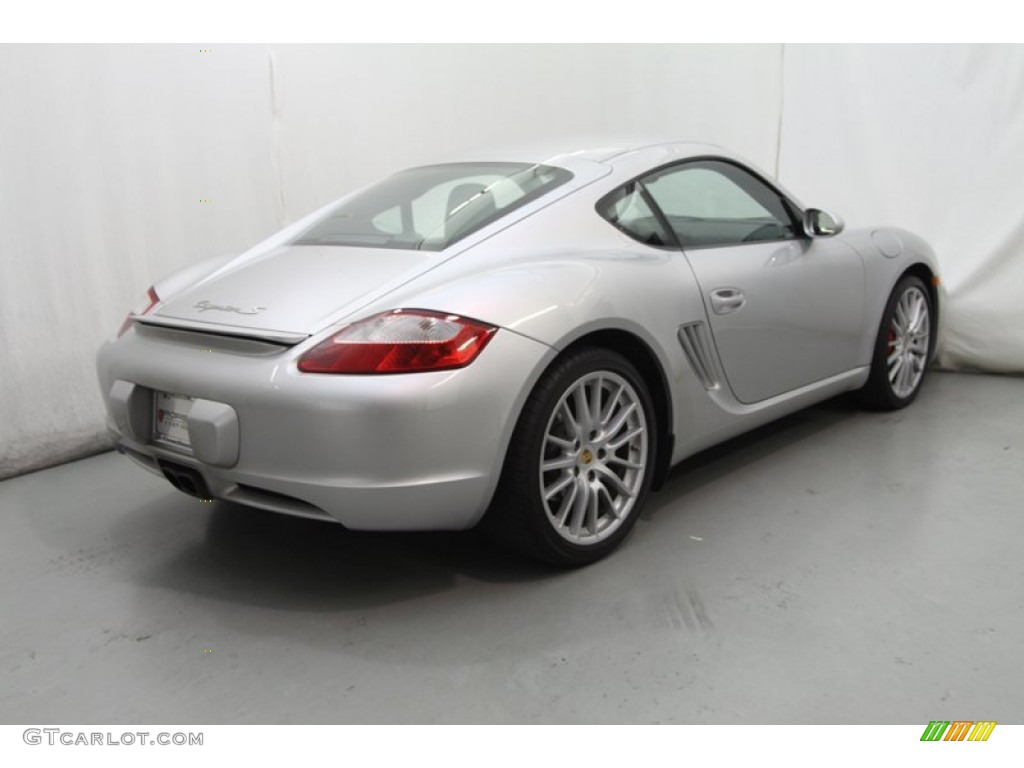 2008 Cayman S - Arctic Silver Metallic / Black photo #7