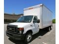 Oxford White 2011 Ford E Series Cutaway E450 Commercial Moving Truck Exterior