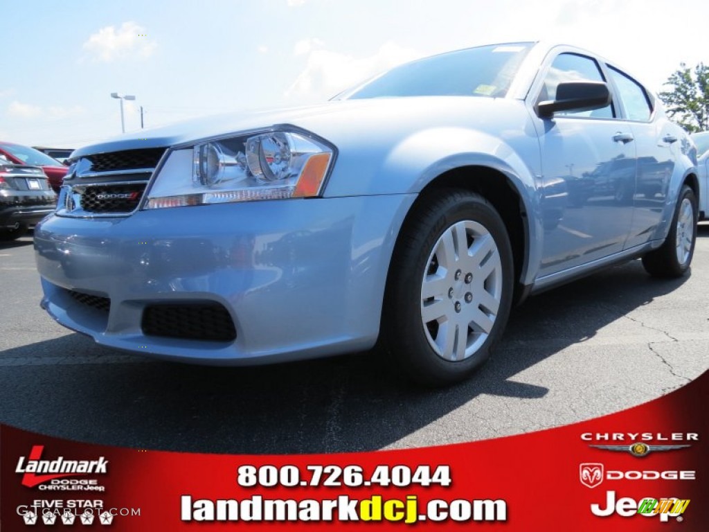 Crystal Blue Pearl Dodge Avenger