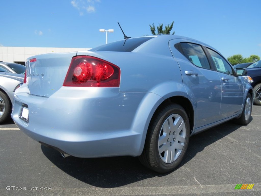 2013 Avenger SE V6 - Crystal Blue Pearl / Black photo #3