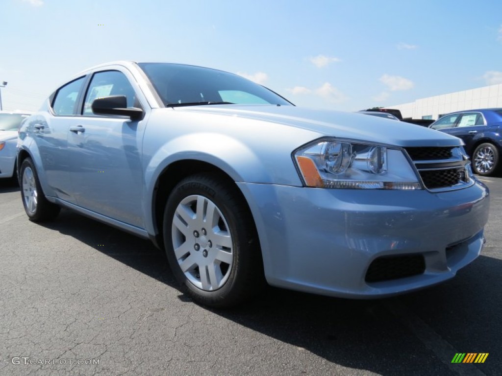 2013 Avenger SE V6 - Crystal Blue Pearl / Black photo #4