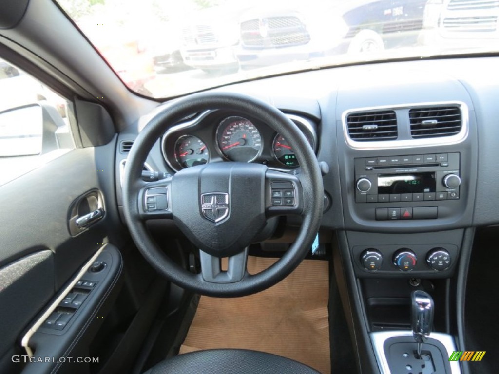 2013 Avenger SE V6 - Crystal Blue Pearl / Black photo #8