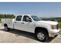 Summit White - Sierra 2500HD Crew Cab 4x4 Utility Truck Photo No. 4