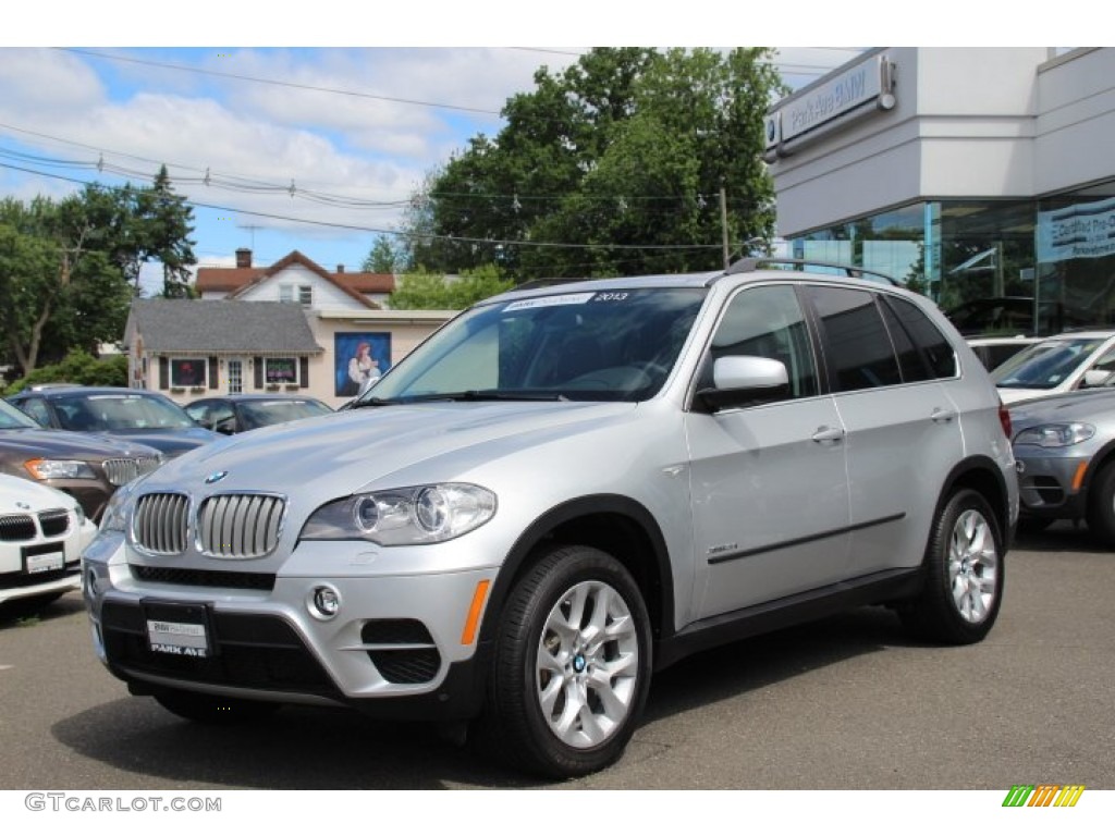 2013 X5 xDrive 35i - Titanium Silver Metallic / Black photo #1