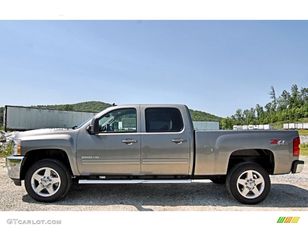 Graystone Metallic 2013 Chevrolet Silverado 2500HD LTZ Crew Cab 4x4 Exterior Photo #82242921