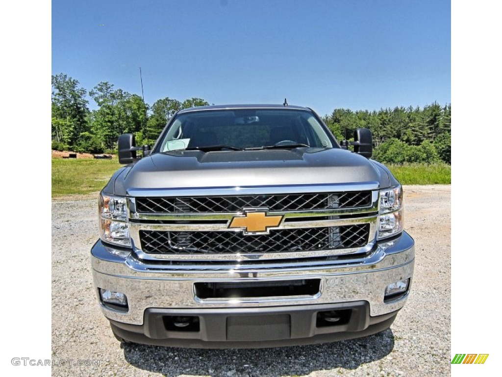 Graystone Metallic 2013 Chevrolet Silverado 2500HD LTZ Crew Cab 4x4 Exterior Photo #82242969