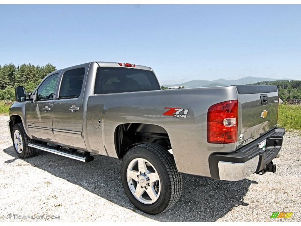 Graystone Metallic 2013 Chevrolet Silverado 2500HD LTZ Crew Cab 4x4 Exterior Photo #82243011