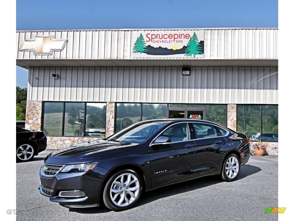 2014 Impala LT - Blue Ray Metallic / Jet Black/Dark Titanium photo #2