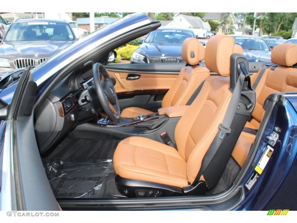 Saddle Brown Interior 2013 BMW 3 Series 328i Convertible Photo #82243596