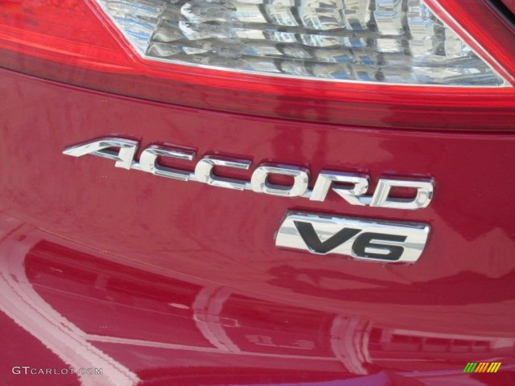 2006 Accord EX V6 Coupe - San Marino Red / Ivory photo #9