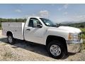 Summit White - Silverado 2500HD Work Truck Regular Cab 4x4 Photo No. 4