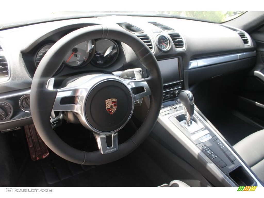 2014 Porsche Cayman S Black Dashboard Photo #82245304
