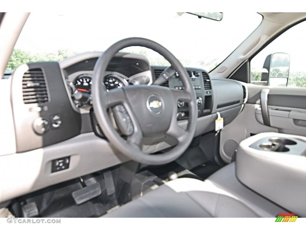 2013 Silverado 2500HD Work Truck Regular Cab 4x4 - Summit White / Dark Titanium photo #14