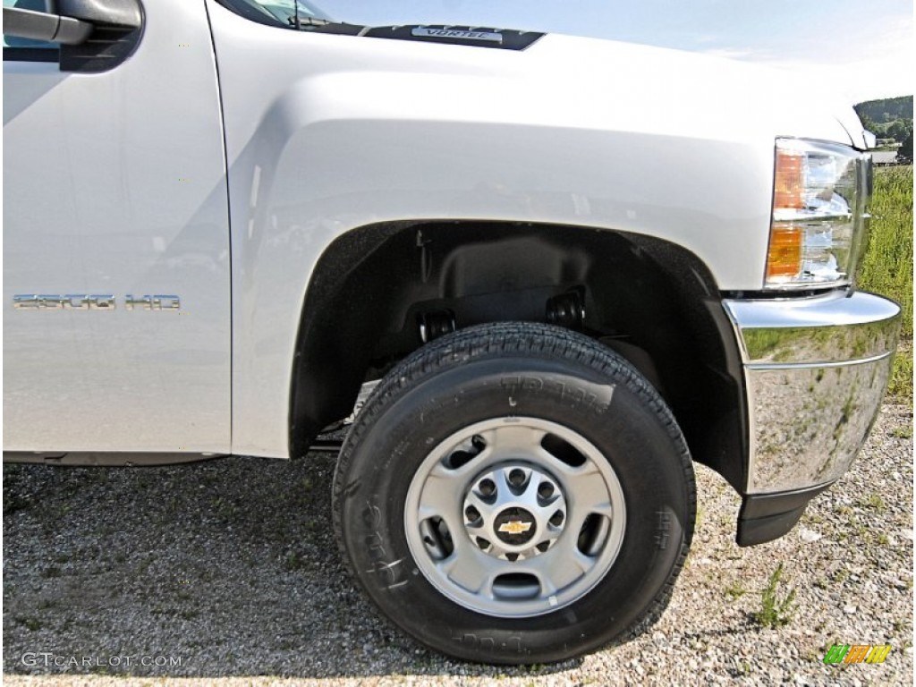 2013 Silverado 2500HD Work Truck Regular Cab 4x4 - Summit White / Dark Titanium photo #22